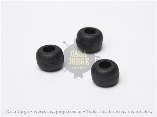 CUENTA DE NYLON ART 928 MEDIDA 2 NEGRO MINIMO 1000 UNIDADES