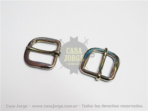 HEBILLAS METAL PARA CINTURON ARTICULO A211 PASE 20 NIQUEL POR 100 UNIDADES