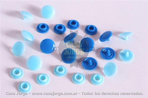 30 botones de presión de plástico Color Snaps 12.4mm Multi Verde - Perles &  Co