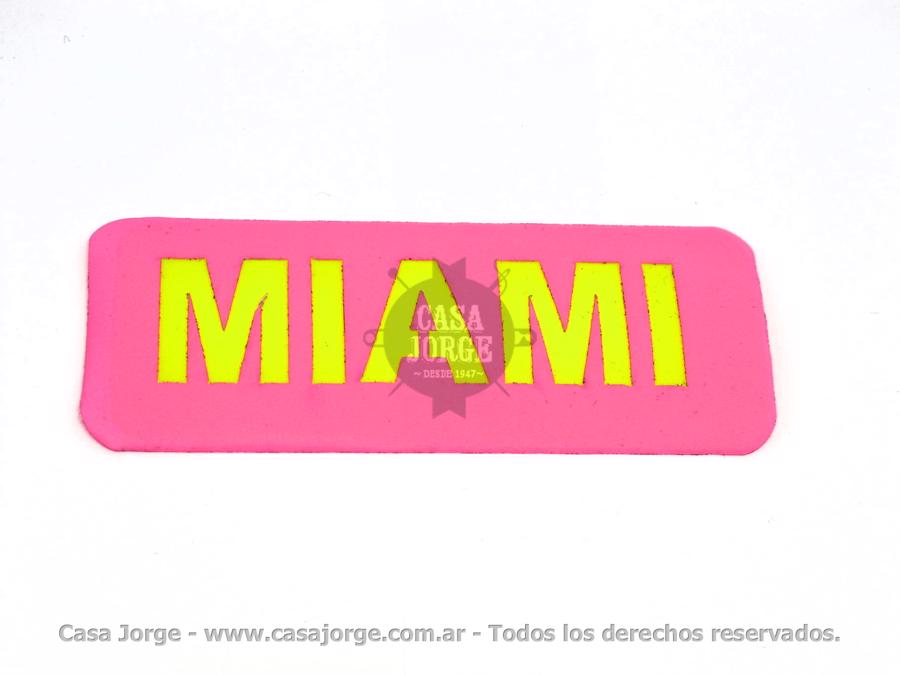 APLIQUES TERMOADHESIVO MIAMI ART 2957 DE 50 POR 120 MM POR UNIDAD MINIMO 25 UNIDADES