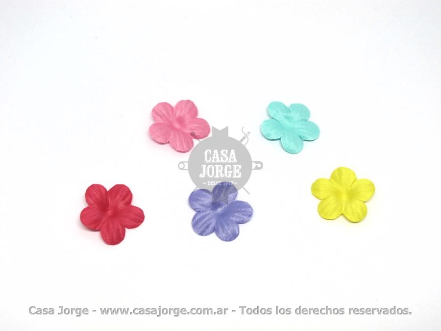 APLIQUES TERMOADHESIVO FLOR ART 2415 DE 20 POR 20 MM PAQUETE POR 500 UNIDADES