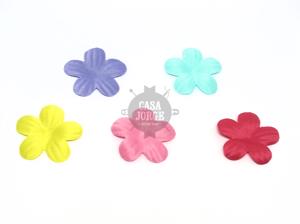 APLIQUES TERMOADHESIVO FLOR ART 2417 DE 40 POR 40 MM PAQUETE POR 500 UNIDADES