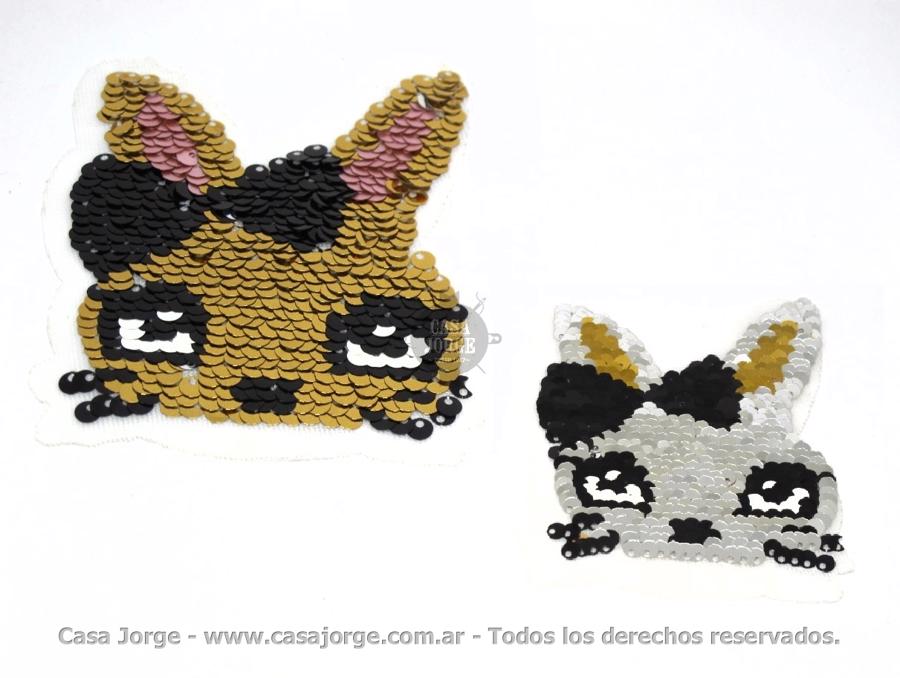 APLIQUES TERMOADHESIVO DE LENTEJUELA REVERSIBLE ART 2915  DE 95 POR 80 MM POR UNIDAD MINIMO 50 UNIDADES