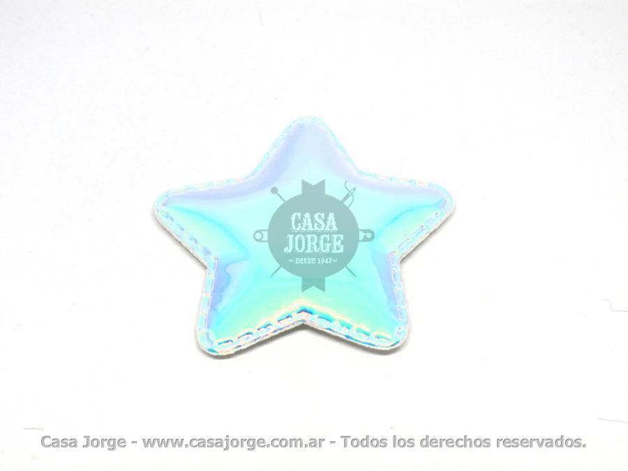 APLIQUES TERMOADHESIVO ESTRELLA  ART 2956 DE 45 POR 45 MM POR UNIDAD MINIMO 100 UNIDADES