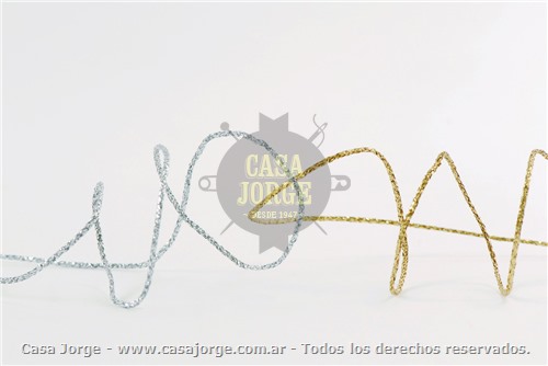 CORDONES CON ALAMBRE CORDON DE ORO ARTICULO CF1915000 PIEZA DE 50 METROS