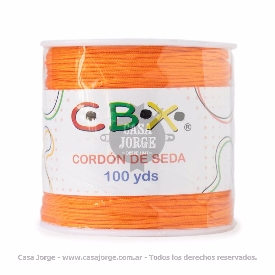 CORDONES DE SEDA CBX DE 0.8 POR 100 YDS