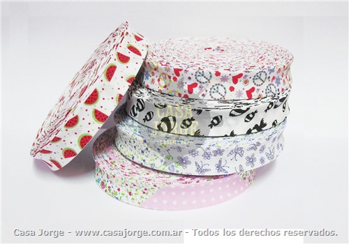 CINTAS BIES FANTASIA DORSA MODELOS DE TEMPORADA DE 20 MM POR 25 METROS