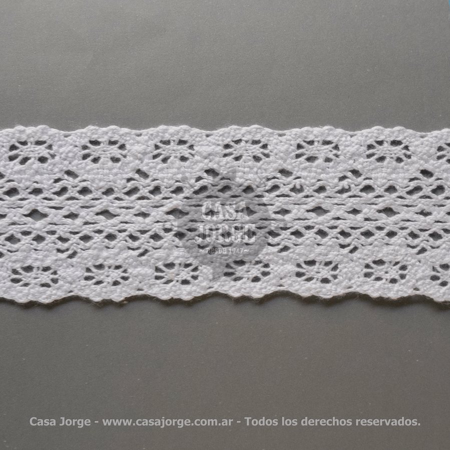 PUNTILLAS ABROTEX DE ALGODON GY352 DE 40 MM X 10 METROS