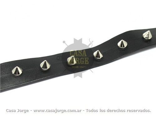 CINTAS DE CUERINA CON TACHAS CONICA ART 10679 MINIMO 9.1 METROS