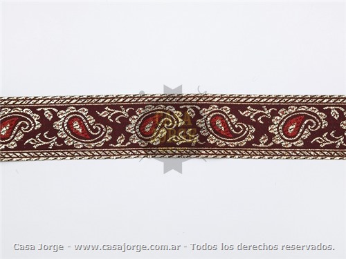GALON INDU CON LUREX ART 13439 POR METRO MINIMO 50 METROS MULTICOLOR