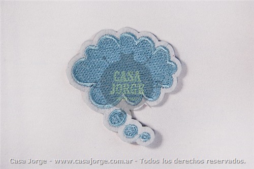 APLIQUES TERMOADHESIVO NUBE ART 2163 POR 100 UNIDADES