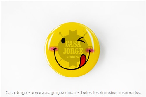 PINS DE PLASTICO MOTIVO LENGUA ART 2226 POR 100 UNIDADES
