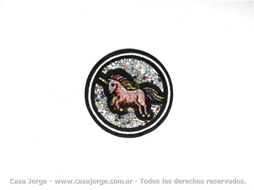 APLIQUES TERMOADHESIVO CON STRASS ART 2287 DE 70 MM DIAMETRO POR UNIDAD MINIMO 25 UNIDADES