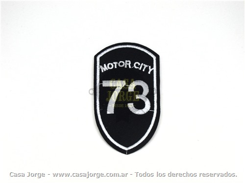 APLICACIONES TERMOADHESIVO BORDADO MOTOR CITY ART 2335 MINIMO 100 UNIDADES