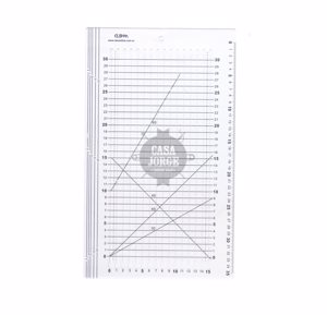 REGLAS PACTCHWORK CBX DE 38 X 23 CM CON GUIA POR UNIDAD