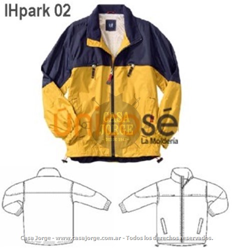 PARKA CORTES NIÑO, MANGAS CON PUÑO INTERIOR, CORTE EN DELANTERO Y MANGAS. MOLDE: IHpark 02